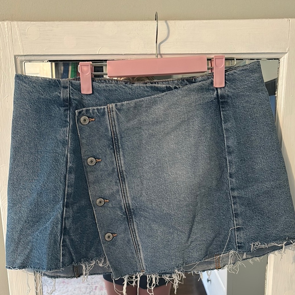 American Eagle Denim Mini Skirt